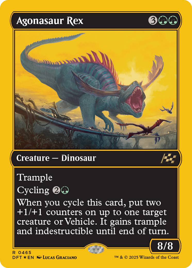 Agonasaur Rex (First-Place Foil) [Aetherdrift] | Cracking-Singles