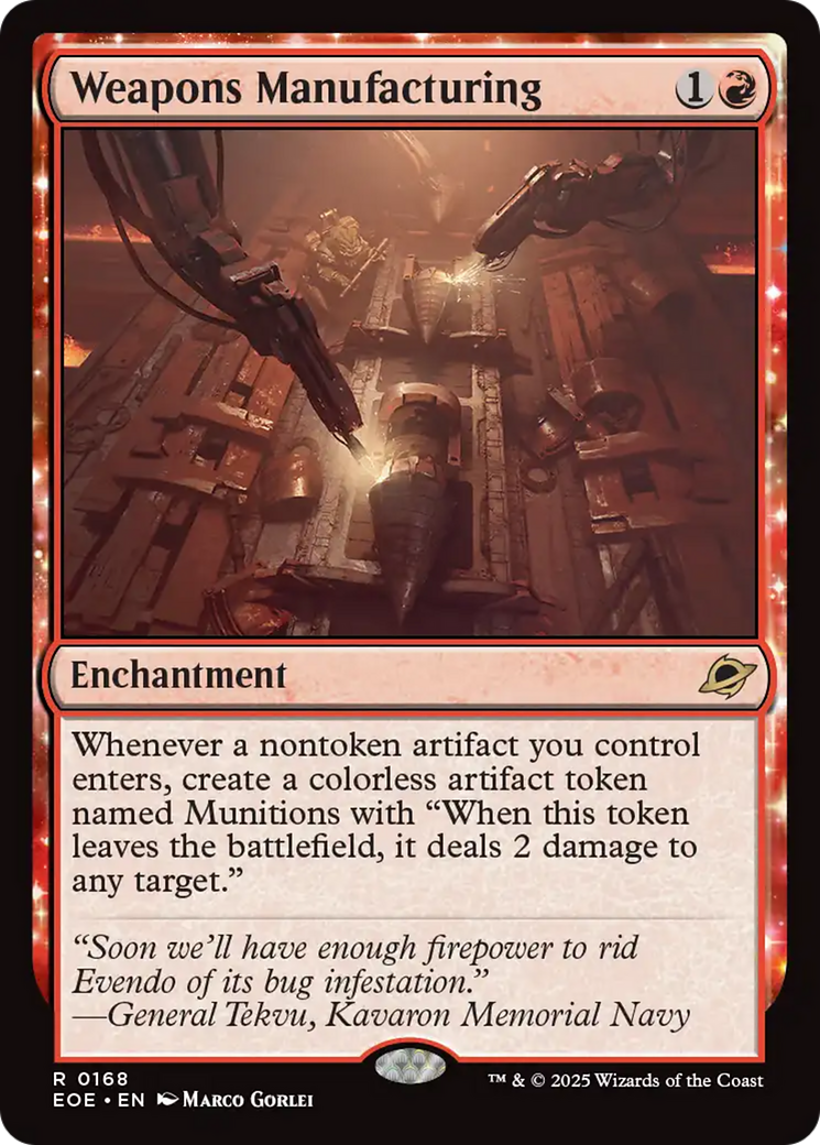 Weapons Manufacturing [Edge of Eternities] | Cracking-Singles