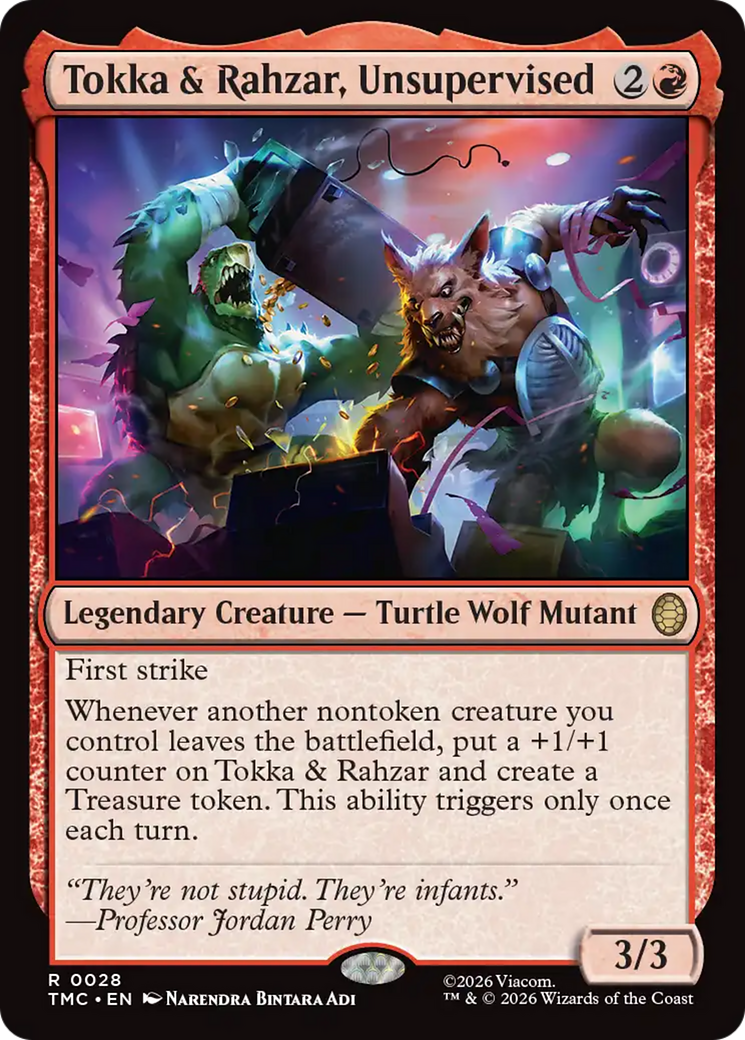 Tokka & Rahzar, Unsupervised [Teenage Mutant Ninja Turtles Commander] | Cracking-Singles