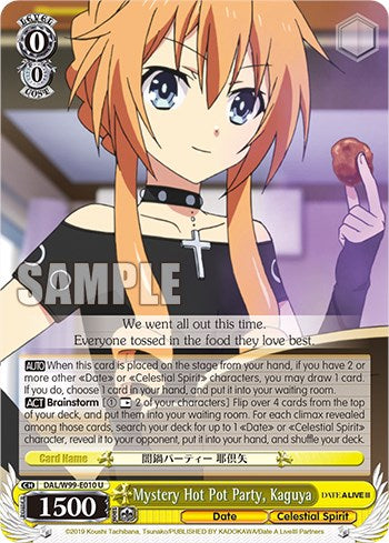 Mystery Hot Pot Party, Kaguya [Date A Live Vol.2] | Cracking-Singles