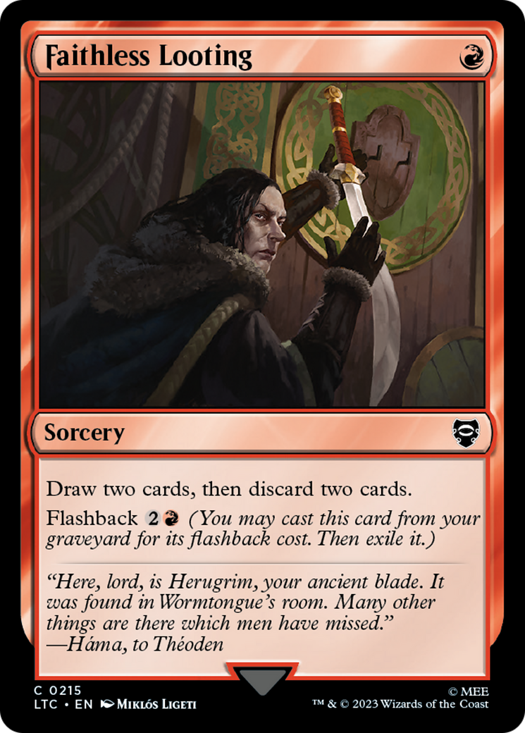 Faithless Looting [The Lord of the Rings: Tales of Middle-Earth Commander] | Cracking-Singles