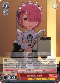 Studies, Ram (RZ/S55-E030 R) [Re:ZERO Vol.2] | Cracking-Singles