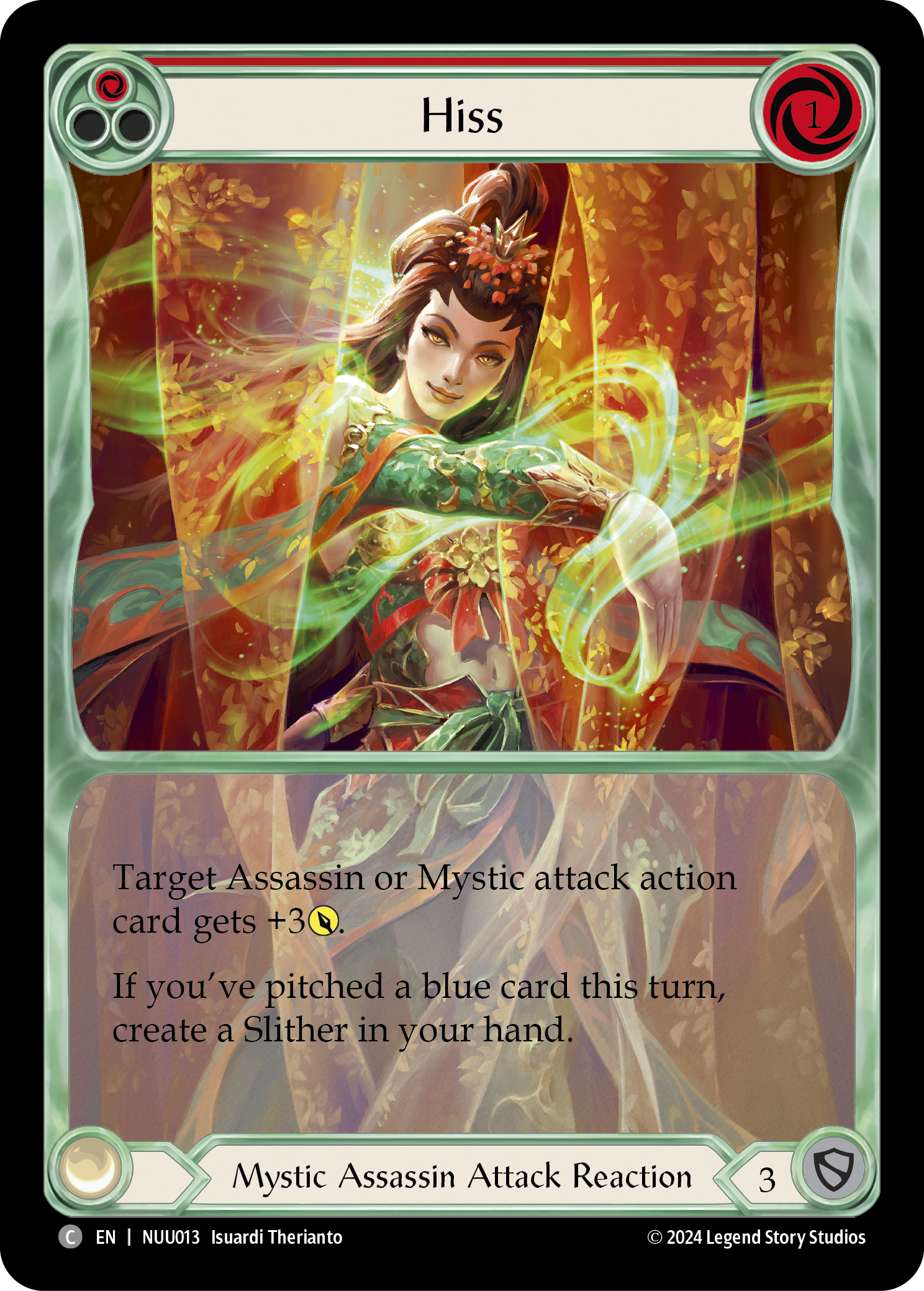 Hiss (Red) [NUU013] (Part the Mistveil Nuu Blitz Deck) | Cracking-Singles