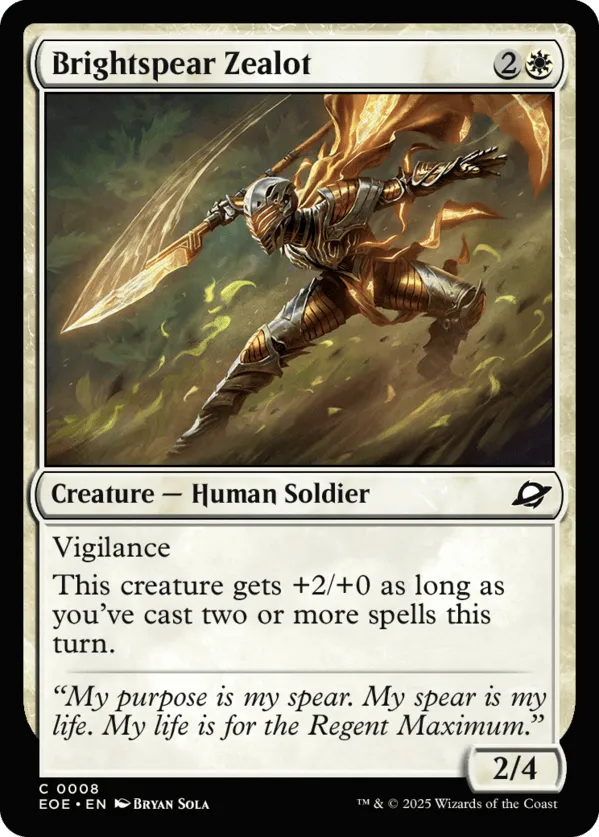 Brightspear Zealot [Edge of Eternities] | Cracking-Singles