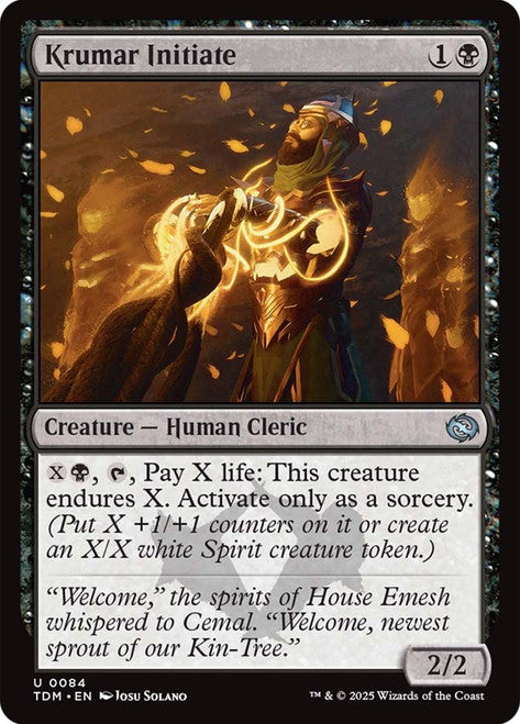 Krumar Initiate [Tarkir: Dragonstorm] | Cracking-Singles