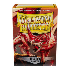 100 PCS/BOX Colorful Matte Cards Sleeves Dragon Shield | Cracking-Singles