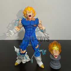 Anime Dragon Ball Z GK Vegeta Figure Self-destruct Majin Vegeta Figurine 27CM | Cracking-Singles