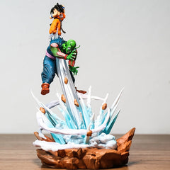 Dragon Ball Z Anime Figure GK Son Goku Piccolo SKY Duel 20cm With Light | Cracking-Singles