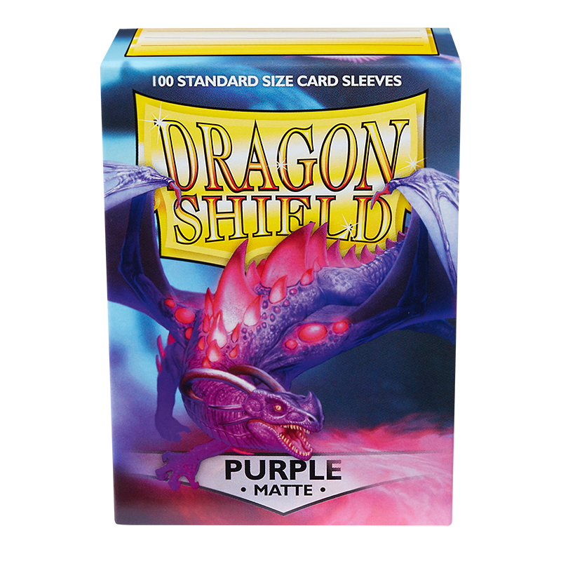 100 PCS/BOX Colorful Matte Cards Sleeves Dragon Shield | Cracking-Singles