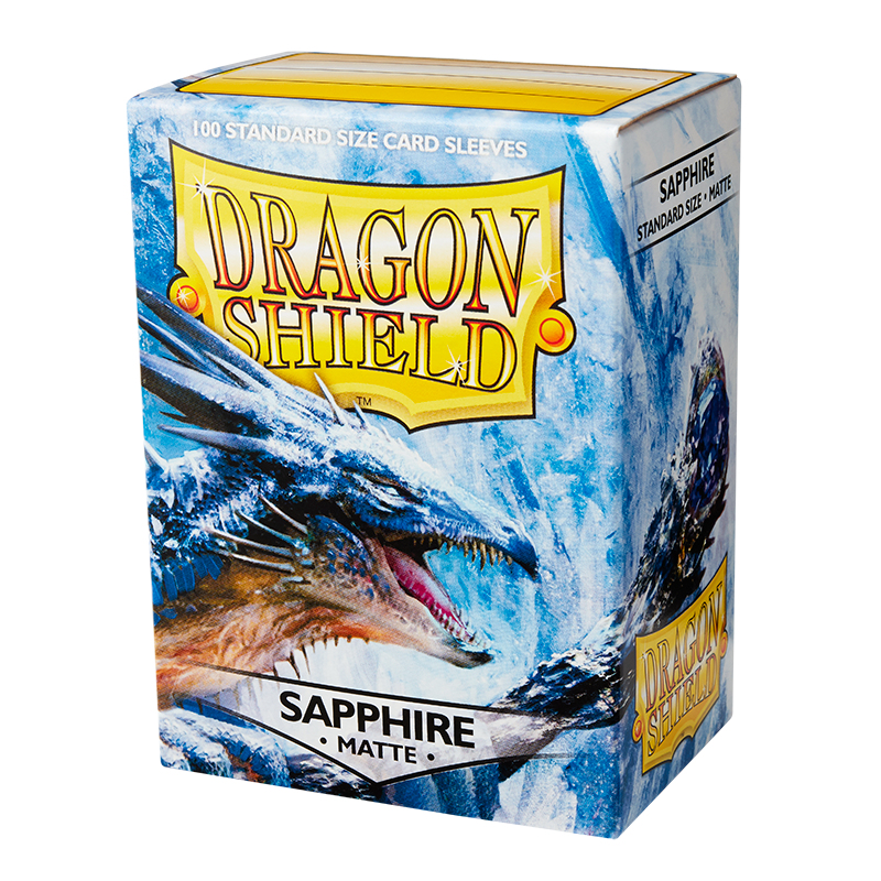 100 PCS/BOX Colorful Matte Cards Sleeves Dragon Shield | Cracking-Singles
