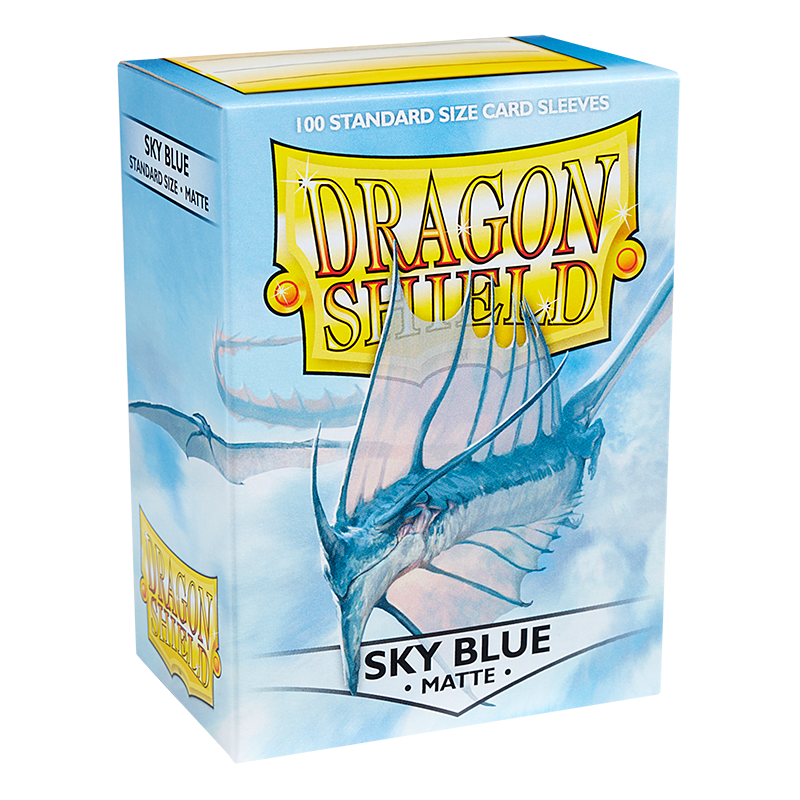 100 PCS/BOX Colorful Matte Cards Sleeves Dragon Shield | Cracking-Singles