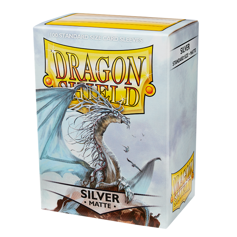 100 PCS/BOX Colorful Matte Cards Sleeves Dragon Shield | Cracking-Singles