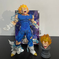 Anime Dragon Ball Z GK Vegeta Figure Self-destruct Majin Vegeta Figurine 27CM | Cracking-Singles
