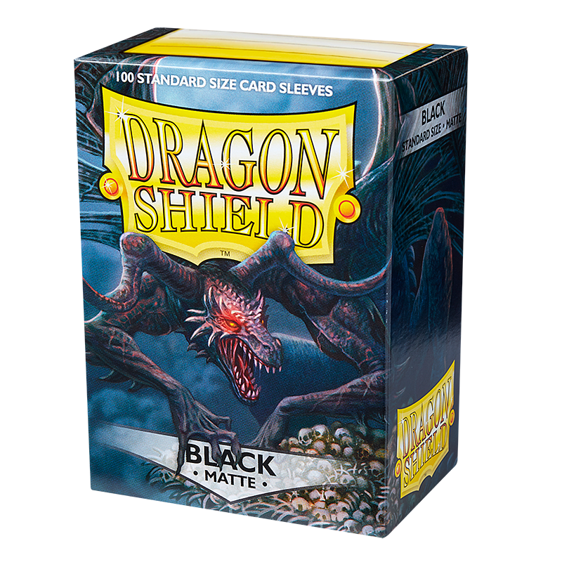 100 PCS/BOX Colorful Matte Cards Sleeves Dragon Shield | Cracking-Singles