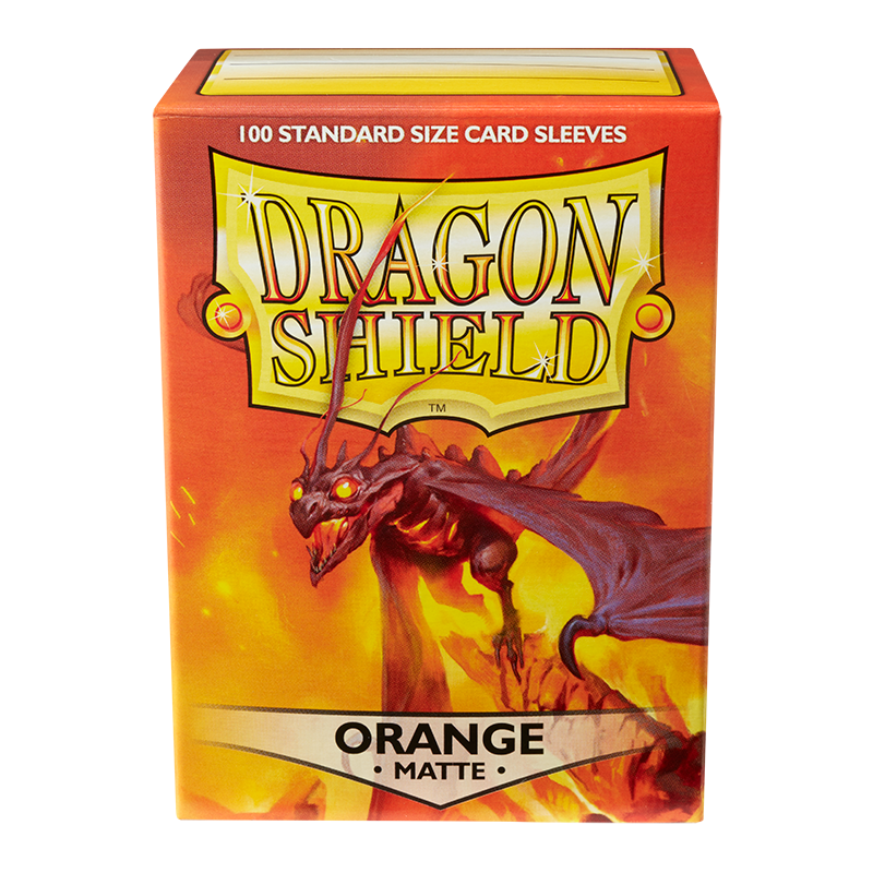 100 PCS/BOX Colorful Matte Cards Sleeves Dragon Shield | Cracking-Singles