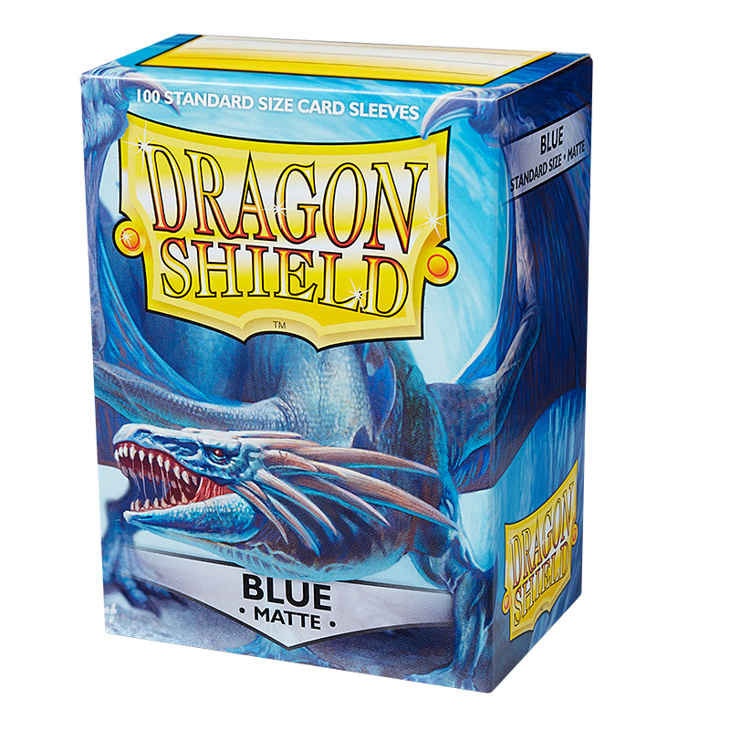 100 PCS/BOX Colorful Matte Cards Sleeves Dragon Shield | Cracking-Singles