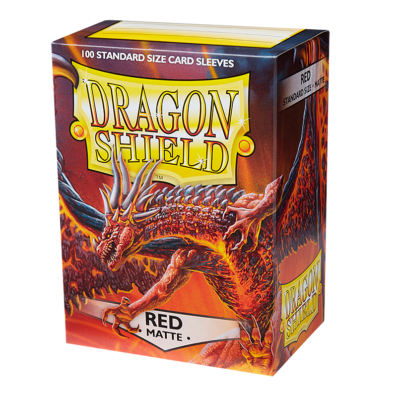 100 PCS/BOX Colorful Matte Cards Sleeves Dragon Shield | Cracking-Singles