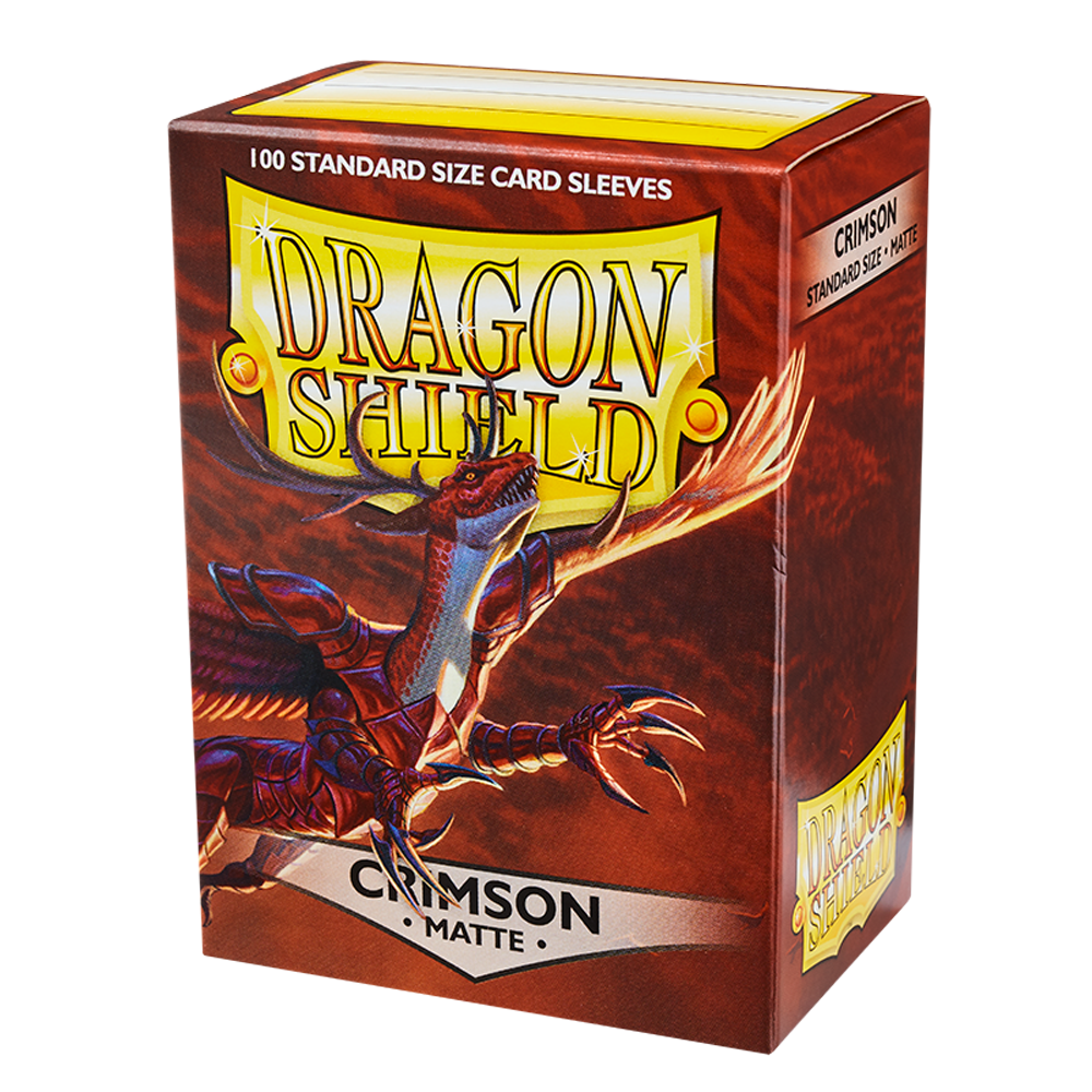 100 PCS/BOX Colorful Matte Cards Sleeves Dragon Shield | Cracking-Singles