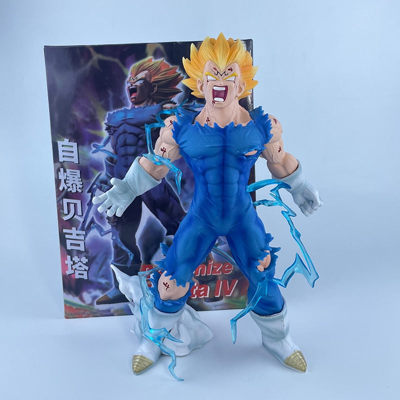 Anime Dragon Ball Z GK Vegeta Figure Self-destruct Majin Vegeta Figurine 27CM | Cracking-Singles