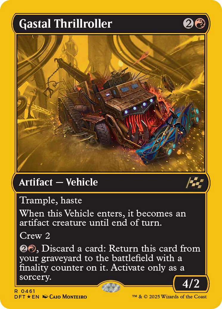 Gastal Thrillroller (First-Place Foil) [Aetherdrift] | Cracking-Singles