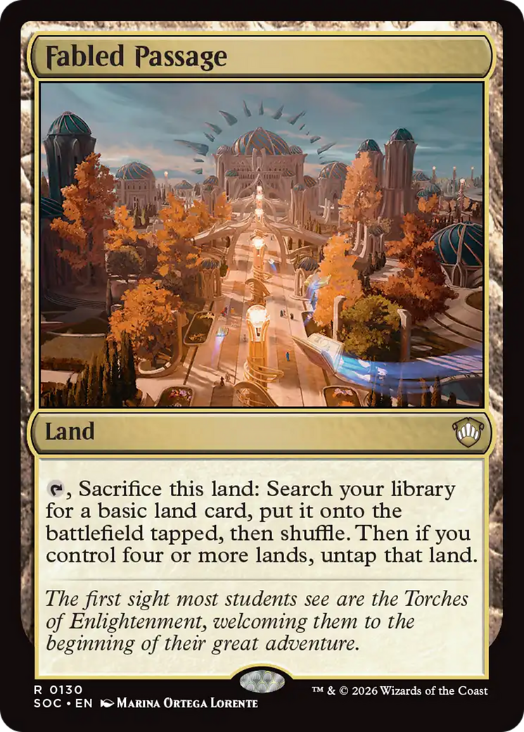 Fabled Passage [Secrets of Strixhaven Commander] | Cracking-Singles