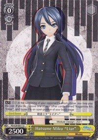 Hatsune Miku "Liar" (PD/S29-E011 U) [Hatsune Miku: Project DIVA F 2nd] | Cracking-Singles