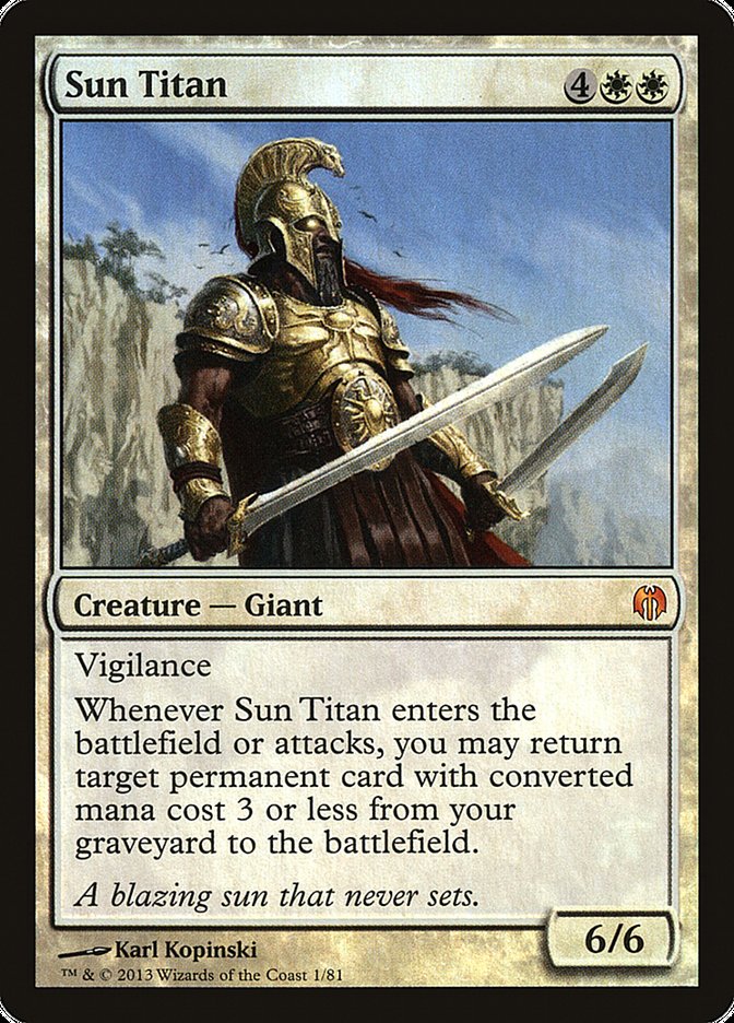 Sun Titan [Duel Decks: Heroes vs. Monsters] | Cracking-Singles