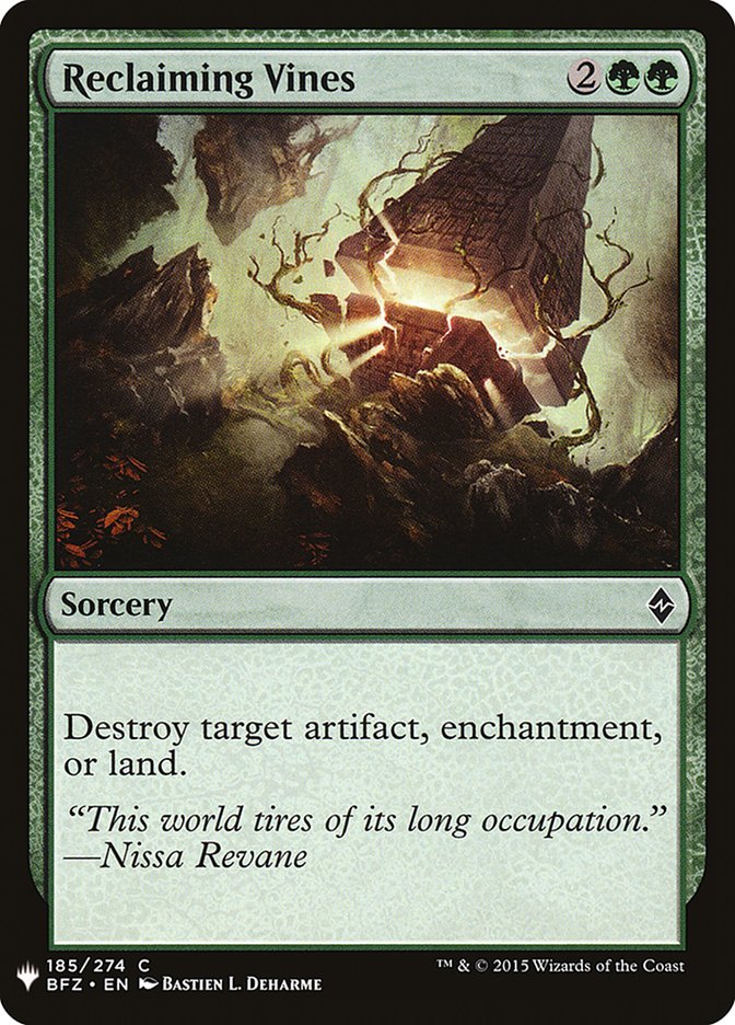 Reclaiming Vines [Mystery Booster] | Cracking-Singles