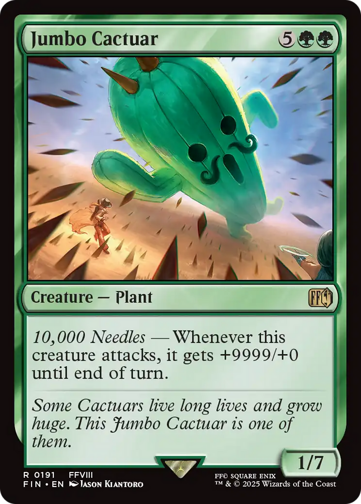 Jumbo Cactuar [FINAL FANTASY] | Cracking-Singles