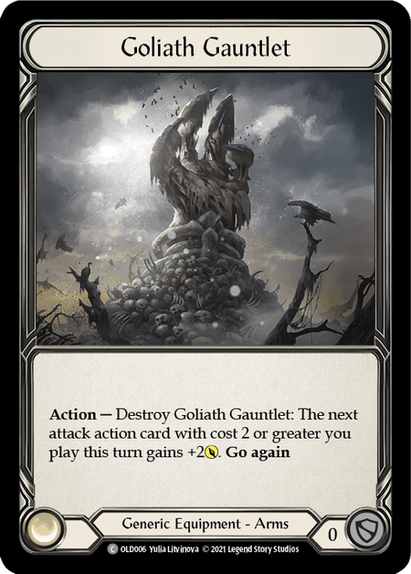 Goliath Gauntlet [OLD006] (Tales of Aria Oldhim Blitz Deck)  1st Edition Normal | Cracking-Singles