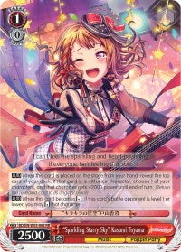 "Sparkling Starry Sky" Kasumi Toyama (BD/EN-W03-063 RR) [BanG Dream! Girls Band Party! MULTI LIVE] | Cracking-Singles