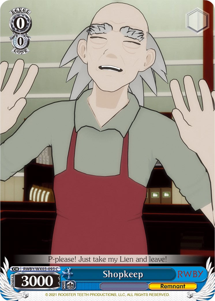 Shopkeep (RWBY/WX03-093 C) [RWBY] | Cracking-Singles
