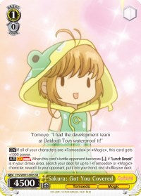 Sakura: Got You Covered (CCS/WX01-002S SR) [Cardcaptor Sakura: Clear Card] | Cracking-Singles