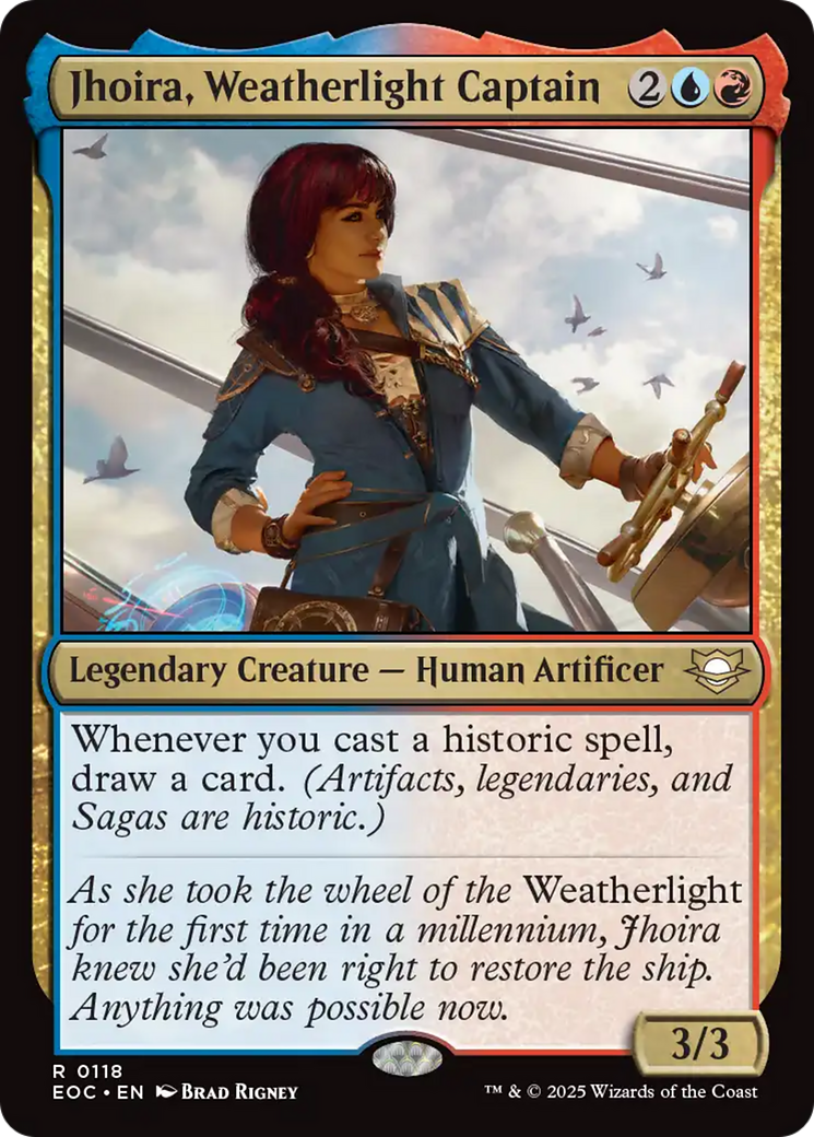 Jhoira, Weatherlight Captain [Edge of Eternities Commander] | Cracking-Singles
