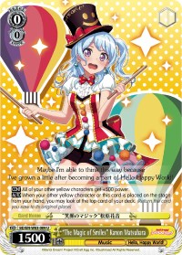 "The Magic of Smiles" Kanon Matsubara (BD/EN-W03-009 U) [BanG Dream! Girls Band Party! MULTI LIVE] | Cracking-Singles