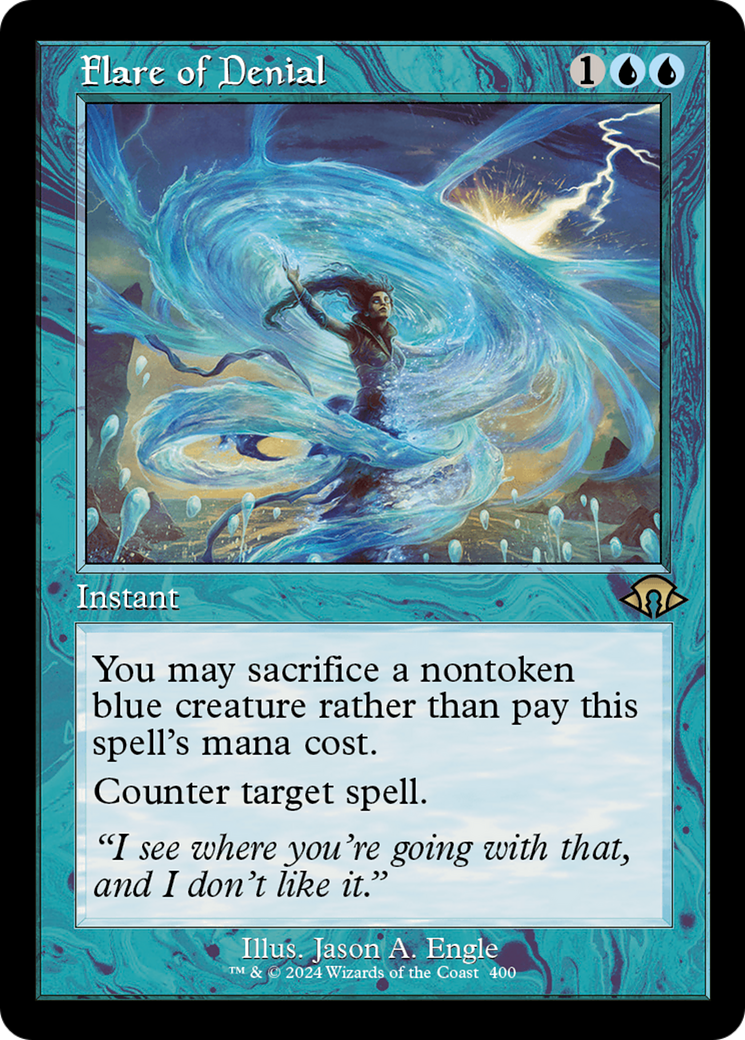 Flare of Denial (Retro) [Modern Horizons 3] | Cracking-Singles