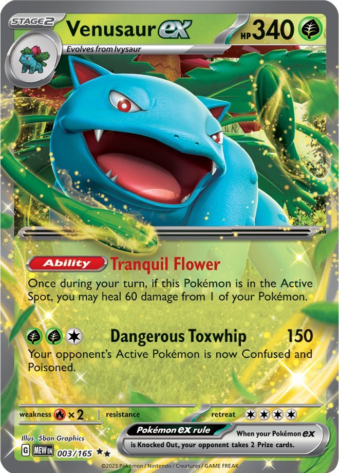 Venusaur ex (003/165) [Scarlet & Violet 151] | Cracking-Singles
