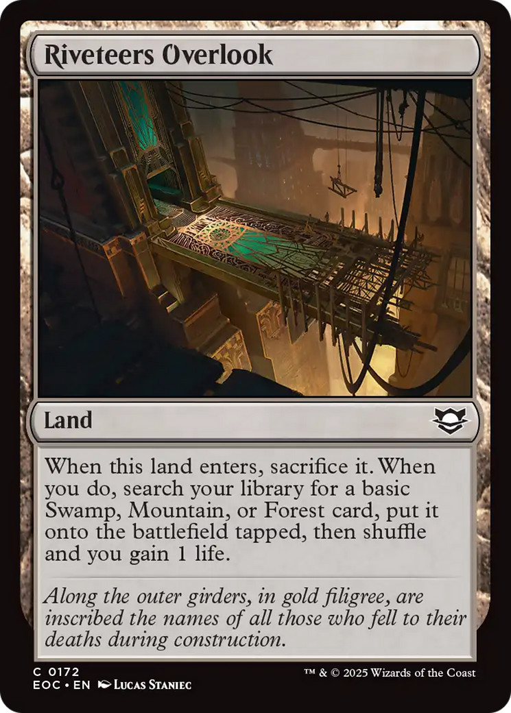 Riveteers Overlook [Edge of Eternities Commander] | Cracking-Singles