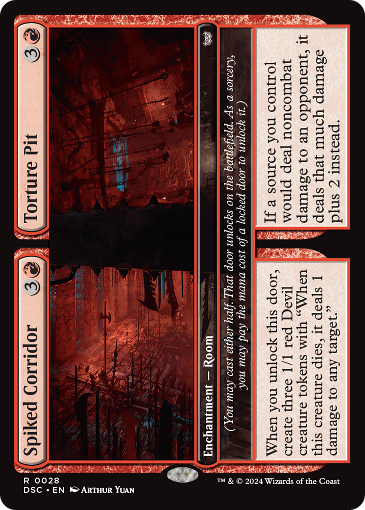 Spiked Corridor // Torture Pit [Duskmourn: House of Horror Commander] | Cracking-Singles