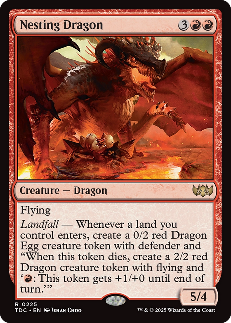 Nesting Dragon [Tarkir: Dragonstorm Commander] | Cracking-Singles