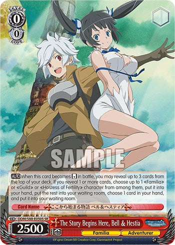 The Story Begins Here, Bell & Hestia (DDM/S88-E050S SR) [Is it Wrong to Try to Pick Up Girls in a Dungeon?] | Cracking-Singles