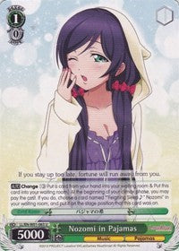 Nozomi in Pajamas (LL/EN-W01-063 U) [Love Live! DX] | Cracking-Singles