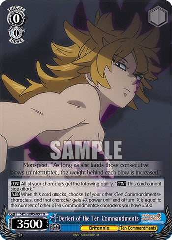 Derieri of the Ten Commandments [The Seven Deadly Sins: Revival of The Commandments] | Cracking-Singles