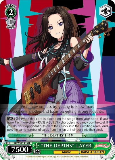 "THE DEPTHS" LAYER (BD/WE34-E15 R) [Morfonica x RAISE A SUILEN] | Cracking-Singles