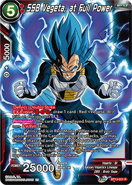 SSB Vegeta, at Full Power (Rare) (BT13-021) [Supreme Rivalry] | Cracking-Singles