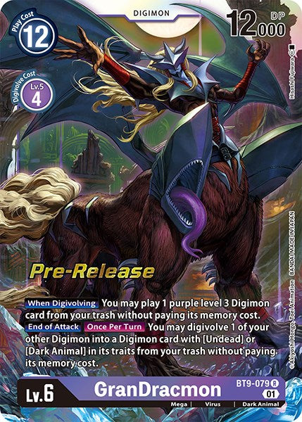 GranDracmon [BT9-079] [X Record Pre-Release Promos] | Cracking-Singles