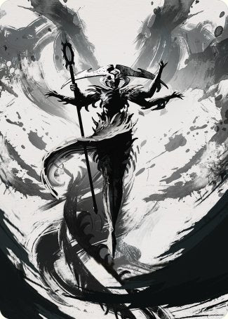 Atraxa, Grand Unifier 2 Art Card [Phyrexia: All Will Be One Art Series] | Cracking-Singles