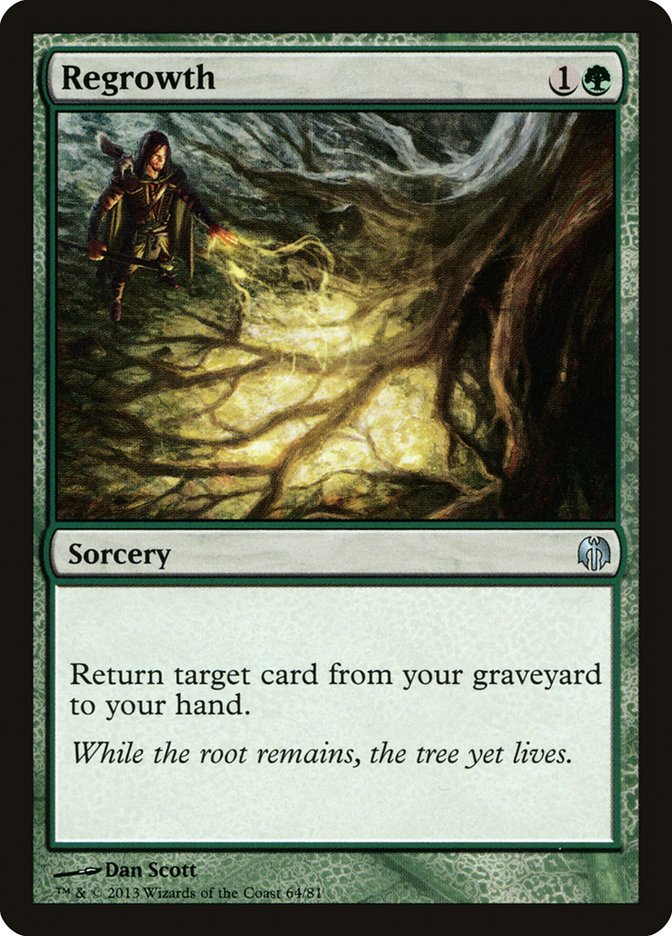 Regrowth [Duel Decks: Heroes vs. Monsters] | Cracking-Singles