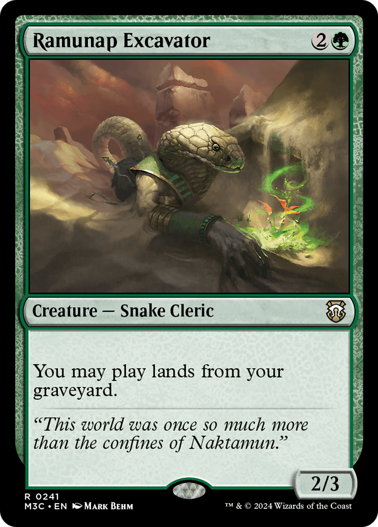 Ramunap Excavator (Ripple Foil) [Modern Horizons 3 Commander] | Cracking-Singles