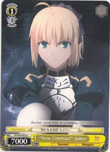"New Contract" Saber (FS/S36-E022 C) [Fate/Stay Night [Unlimited Blade Works] Vol. II] | Cracking-Singles